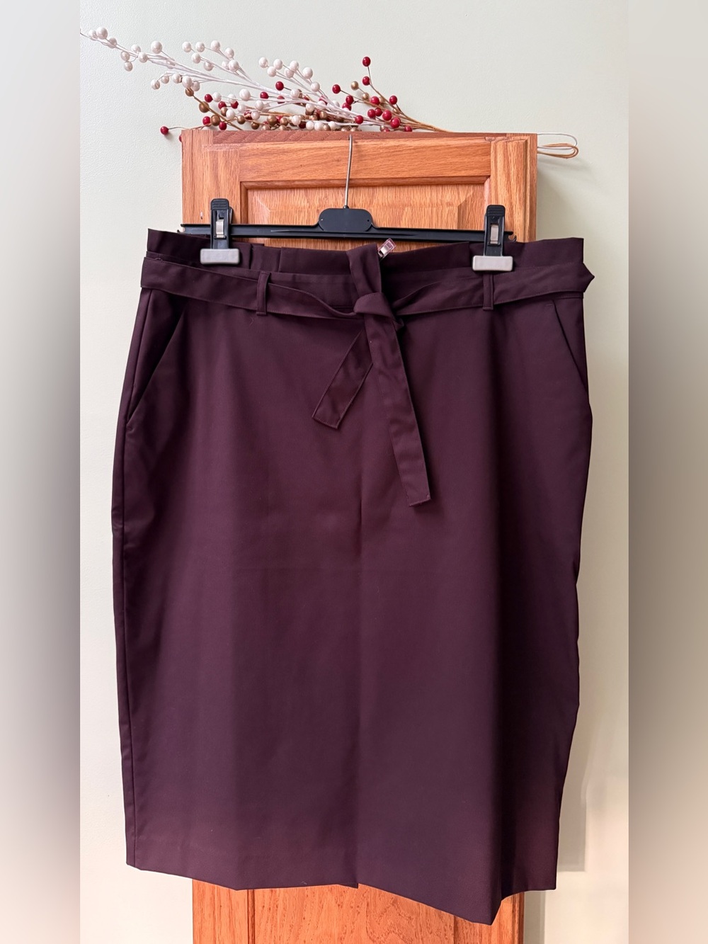 2/$30 Plum Midi Skirt